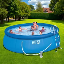 Надувной бассейн Intex 28168, 457 х 122 см., с фильтр-насосом